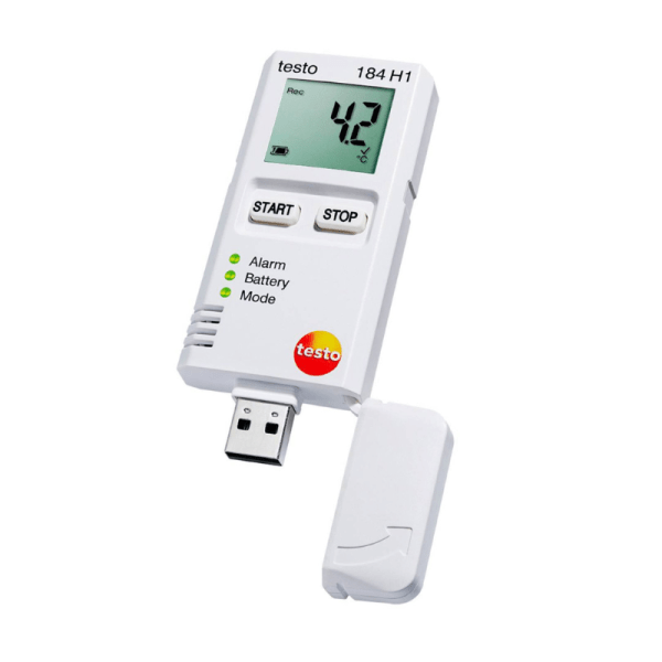 Air humidity and temperature data logger for transport