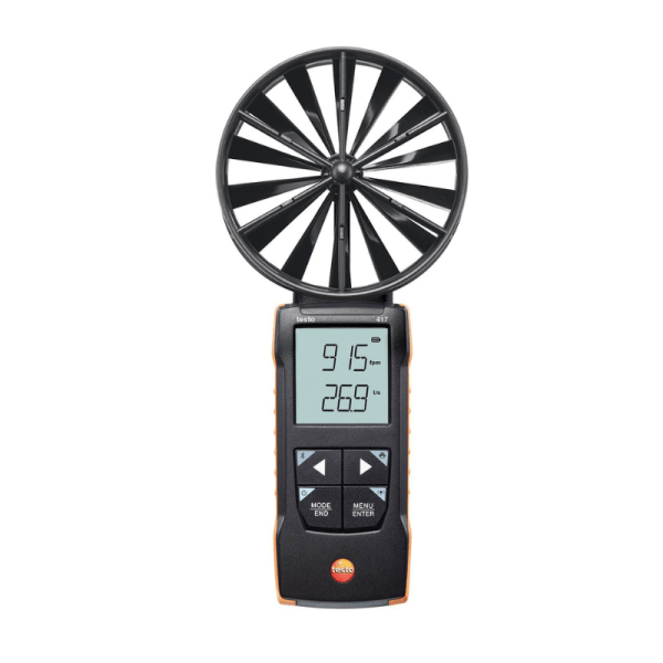 Digital 100 mm vane anemometer with App connection