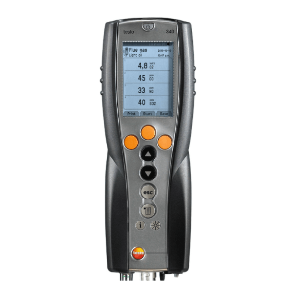 Flue gas analyzer for industry emission measurement