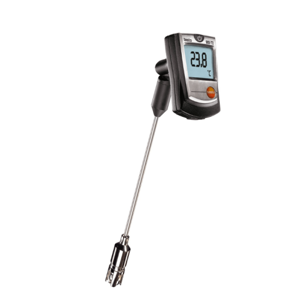 Surface thermometer with large measuring range