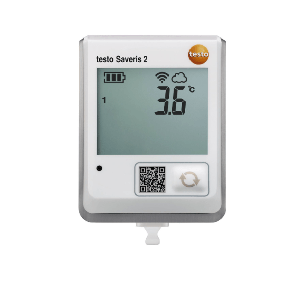 WiFi data logger with display and integrated NTC temperature probe
