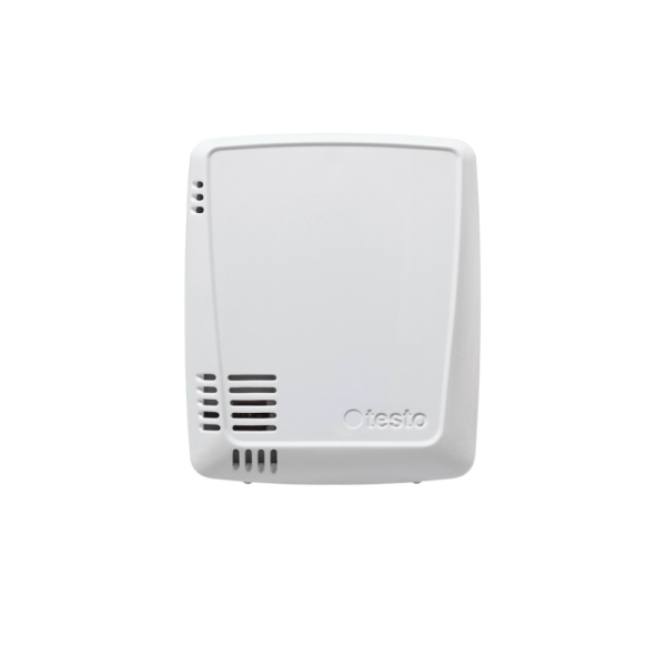 WiFi data logger with integrated temperature and humidity sensor and 2 connections for probes